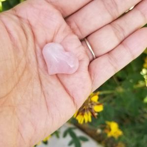 Rose quartz Heart